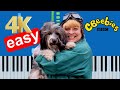 Cbeebies Come Outside Theme Song Slow Easy Medium Piano Tutorial 4K