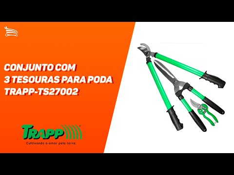 Conjunto com 3 Tesouras para Poda TS27002 - Video