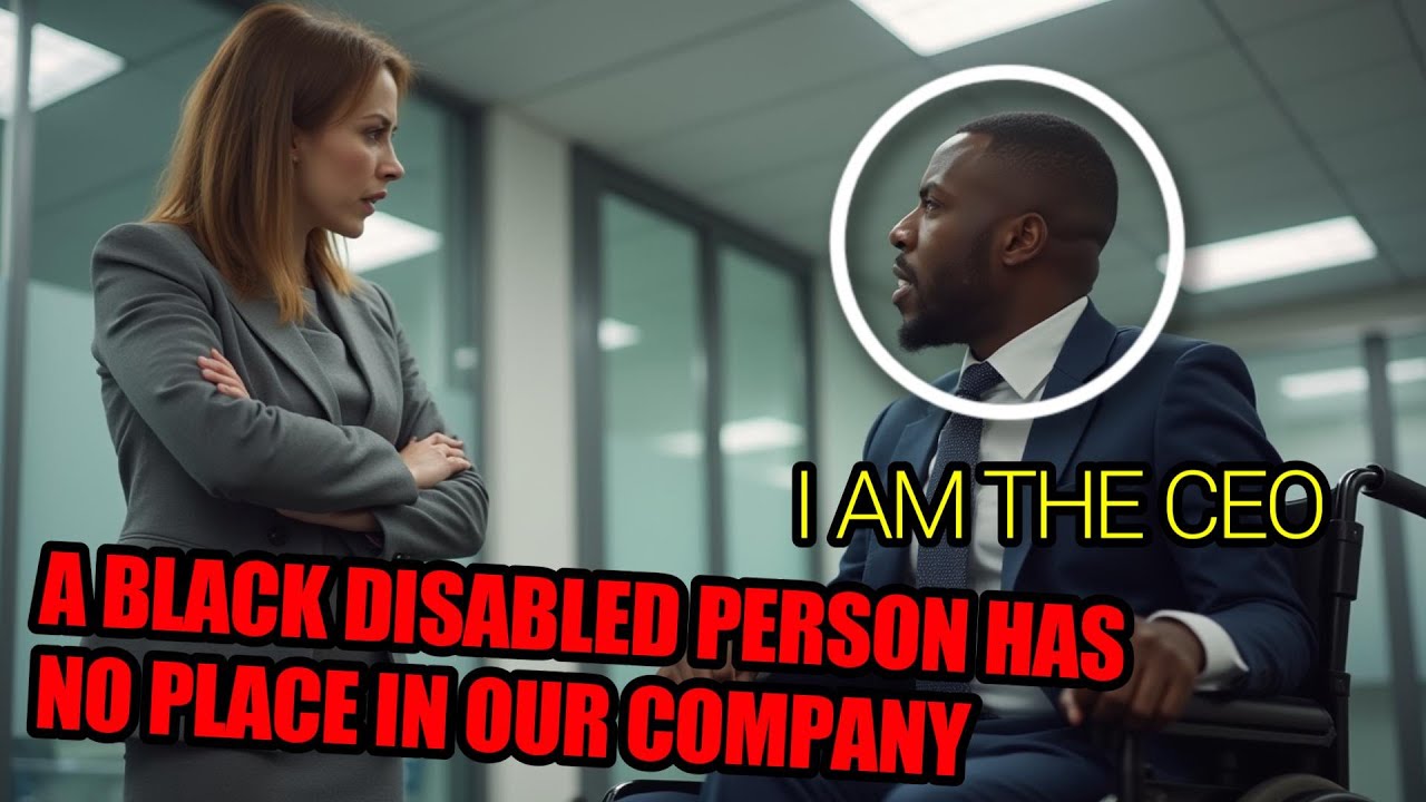 A White Manager Mistreats a Black Man in a Wheelchair, Unaware That He Is the CEO.