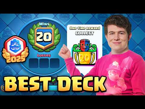 I FOUND THE BEST 20 WIN CHALLENGE DECK IN CLASH ROYALE!