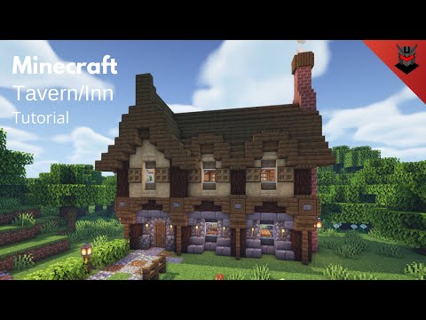 Mechitect - Minecraft: How to Build a Medieval Tavern/Inn [Exterior] (Tutorial)