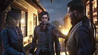 Red Dead Redemption 2 - Arthur Helps Braithwaite Couple Escape City &amp; Rides Train (RDR2 2018)