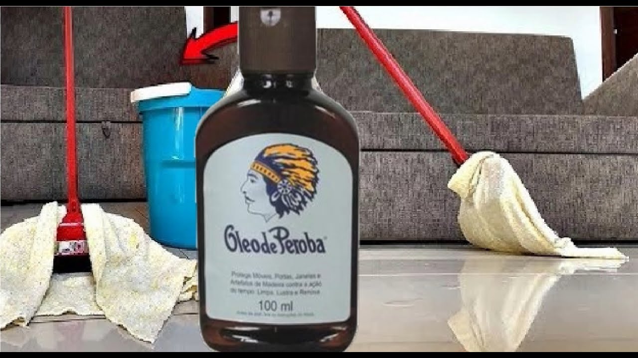 LIMPO E CHEIROSO POR 72 HORAS É SÓ JOGAR ÓLEO DE PEROBA E PASSAR O PANO NO CHÃO