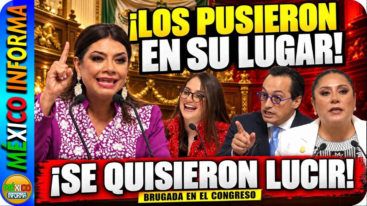 SE QUISIERON LUCIR CUESTIONANDO A BRUGADA Y LES DIO PARA LLEVAR. PASÓ EN EL CONGRESO DE LA CDMX.