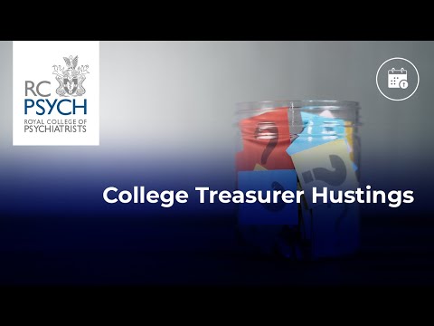 RCPsych Treasurer Hustings - 3 December 2020