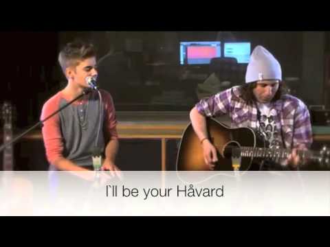 Justin Bieber sings from the heart