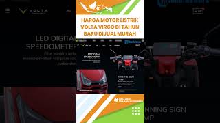 Cocok Dipakai di Tahun Baru, Cek Harga Terbaru Motor Listrik Volta Virgo, Dijual Murah Cuma Segini