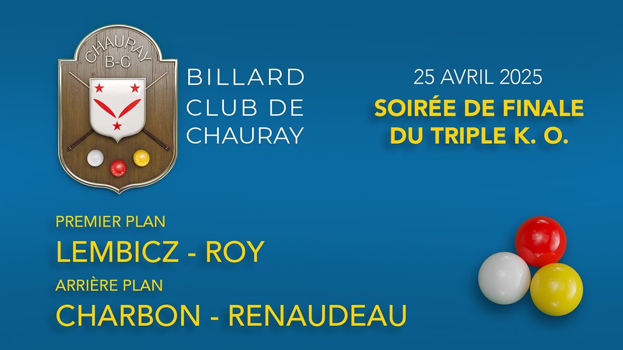 Matchs Lembicz - Roy / Charbon - Renaudeau