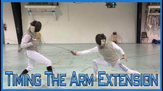 Fencing Blade Drills You Can Practice At Home - Timing The Arm Extension