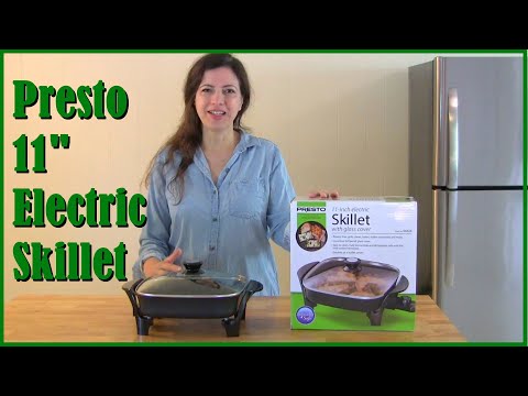 Presto 11" Electric Skillet Demo/Review