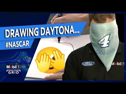 Can Stewart-Haas Drivers Draw Daytona Blindfolded?! | Mobil 1 The Grid