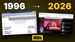 IMDb Website Evolution: From 4 Links to a Screen of Trailers