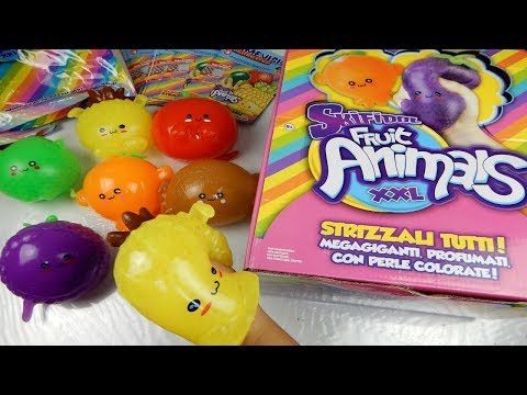 APRO TUTTI I NUOVI SKIFIDOL FRUIT ANIMALS XXL *SUPER SQUISHY GIGANTI* Iolanda Sweets