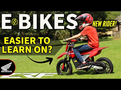 Is the NEW Electric Honda CRF Motorcycle Easier to Learn How to Ride on? | CRF-E2
