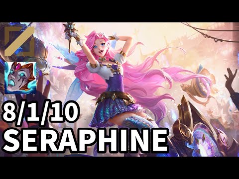 Seraphine Mid vs Akali - Ranked Master - Patch KR 12.15