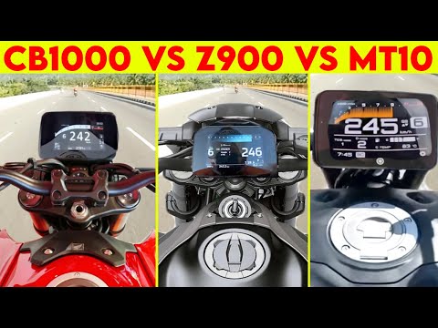 (2026) CB 1000 SP VS Z900 VS MT 10| 0 TO 300 | TOPSPEED CLOSE BATTLE !!!