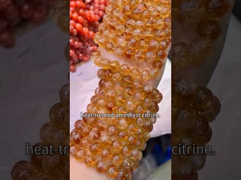 Would you prefer heated crystals? #citrine #crystals #crystalmarketinsight