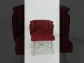 Red Velvet Upholstery Sofa Chair #chair #sofa  #modernfurniture #furniture #sofastyle #modernsofa