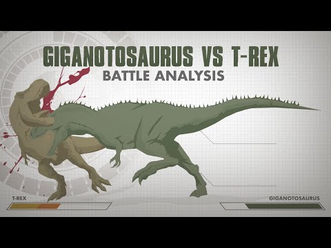 T-Rex vs Giganotosaurus | Battle FACE OFF Analysis | Jurassic World Dominion New Dinosaur