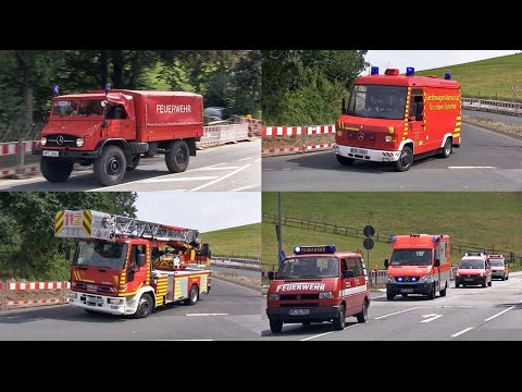 [Brand in Eleonoren-Klinik] Großübung in Lindenfels-Winterkasten | Seltene Fahrzeuge