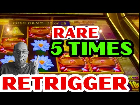 NONSTOP BONUSES on this game- RARE 5 TIMES RETRIGGER