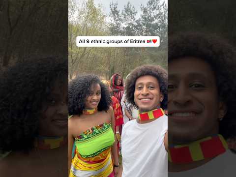 Eritrea’s rich diversity – 9 ethnic groups, one nation 🇪🇷❤️ #eritrea #hornofafrica #ethnicgroups