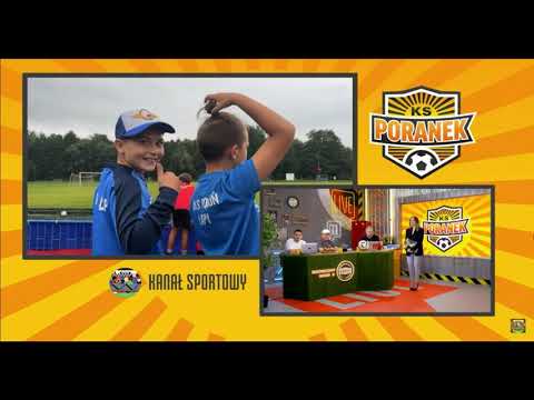 Fragment KS Poranku w Kanał Sportowy, a w nim MKS Pogoń Łapy.