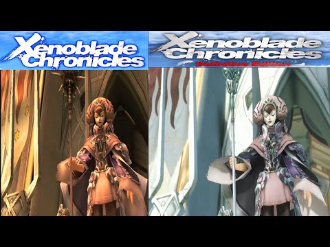Xenoblade Chronicles: Original vs. Definitive Edition Comparison - Melia's Ceremony