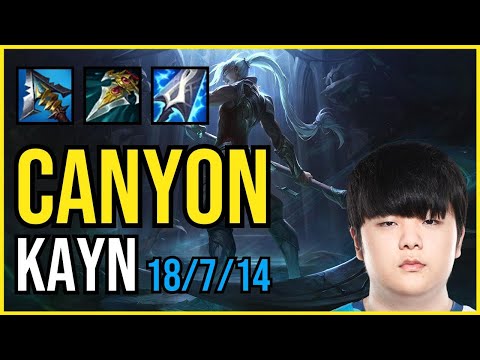 CANYON - KAYN vs. TALIYAH Jungle | KR MASTER | PATCH 11.2