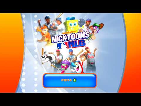 Nicktoons MLB Title Screen (Xbox 360, Wii)