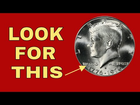 Rare 1976 Bicentennial Kennedy Half Dollar variety coins worth money!