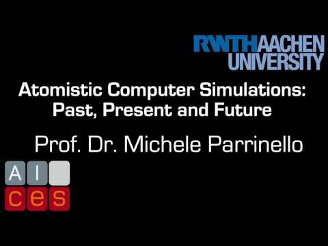 Charlemagne Distinguished Lecture Series 2013 with Prof. Dr. Michele Parrinello