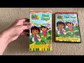 Dora The Explorer Meet Diego VHS DVD Comparison