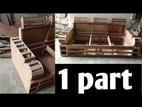 Making 53 number sofa frame step by step