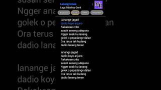 Download lagu lirik lagu 'Lanang Tenan'#shorts #liriklagu #trending #ndarboygenk #lanangejagat mp3