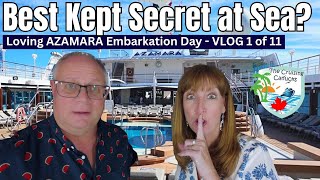 First Time on AZAMARA! Best Embarkation Day Ever?