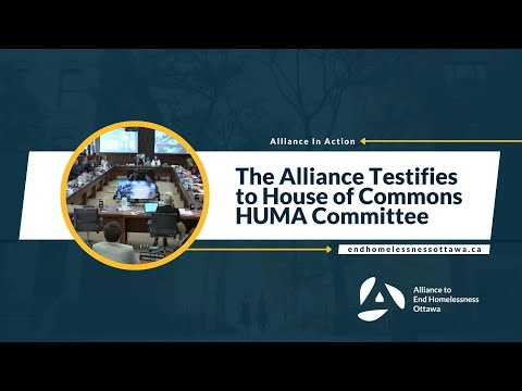 The Alliance Testifies at House of Commons HUMA Committee