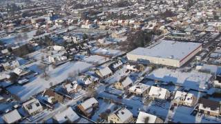 preview picture of video 'Londerzeel vanuit de lucht op een winterdag.'