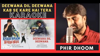Download lagu Deewana Dil Deewana { Kabhi Han Kabhi Na Movie } Original Crystal Clear Karaoke  Scrolling Lyrics mp3