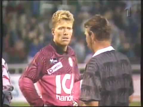 Sammandrag från SVT: Djurgården - Västra Frölunda 4-2 (Allsvenskan 1995, omgång 18)