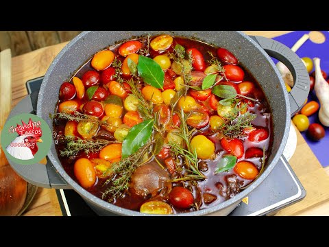 Κοκκινιστό καλοκαιρινό κρασάτο