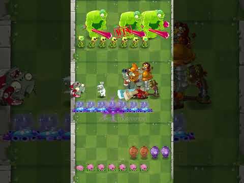 PvZ 2 - 3 Teams With 7 Plants Vs Random Vase Breaker Zombies - P290 #shorts #pvz2 #games