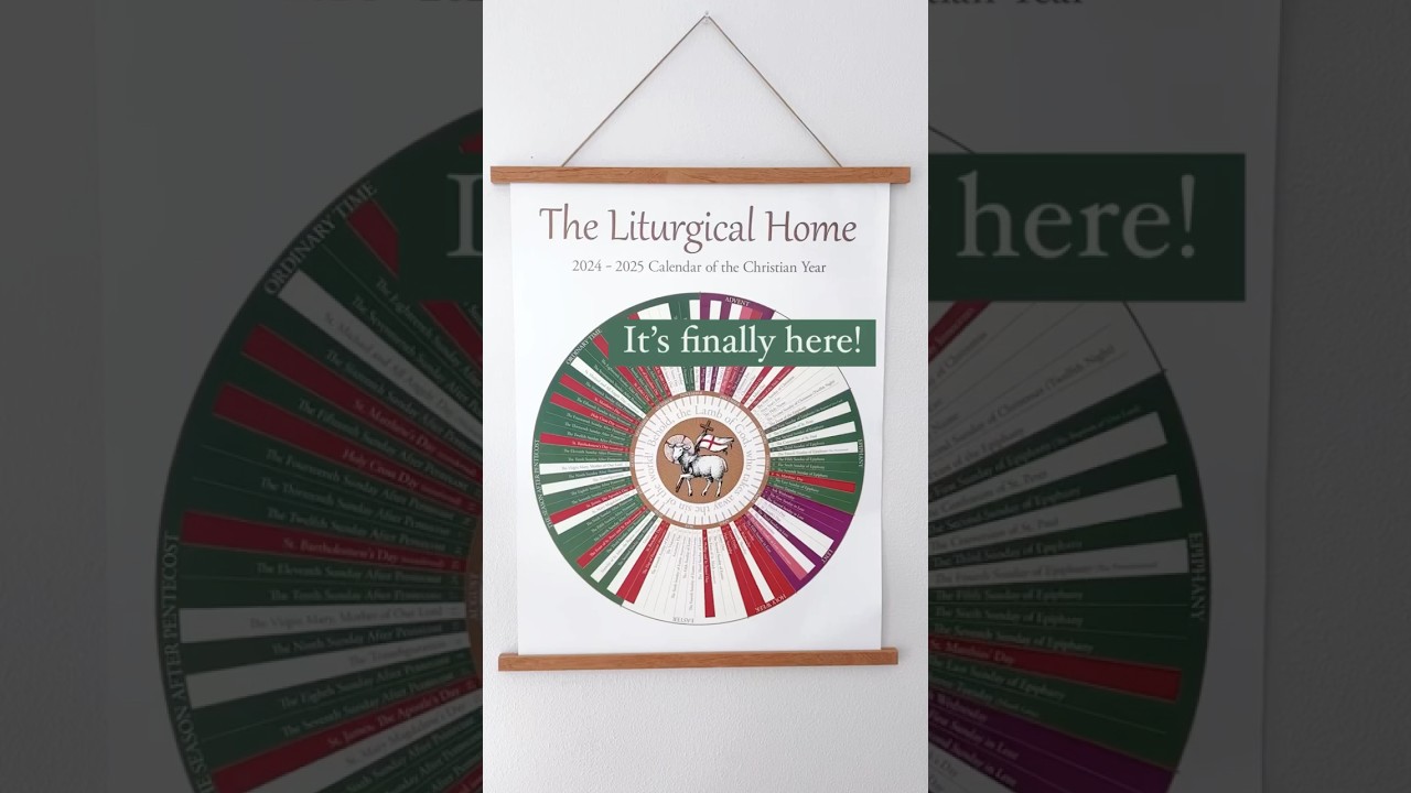 My liturgical calendar is finally here! #liturgy #christianliving #anglicanchurch #catholicchurch