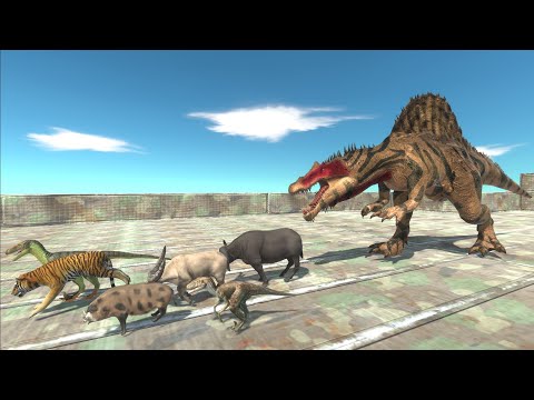 Escape from Spino Warrior - Animal Revolt Battle Simulator