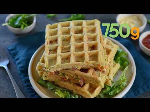 Recette gaufres aux légumes