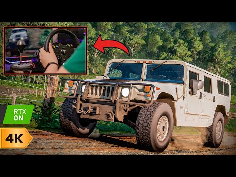 Hummer H1 Off-road driving, top speed | Forza Horizon 5 with Steering Wheel and Shifter| Rowi Race