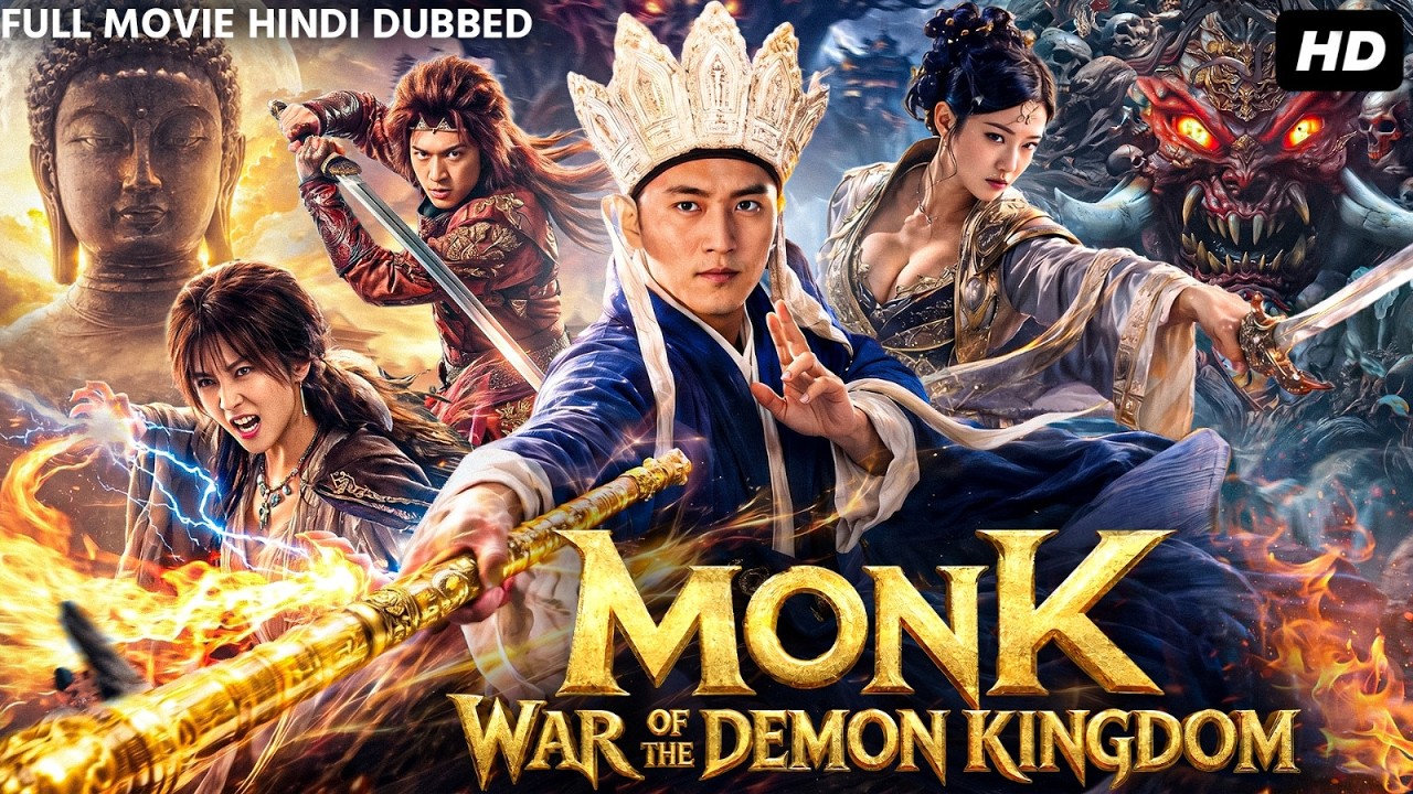 MONK: WAR OF THE DEMON KINGDOM - Hollywood Movie Hindi Dubbed | Nicholas Tse | Chinese Action Movie