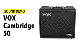 Video thumbnail for VOX Cambridge50 - Sound Demo (no talking) by Guitar Bonedo
