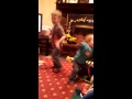 Molly And William Do The Elmo Slide