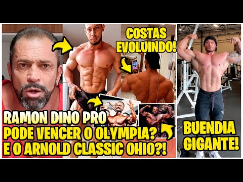 RAMON DINO EVOLUI DORSAL! VENCE ARNOLD CLASSIC E OLYMPIA? SARDINHA OPINA! - JEREMY BUENDIA GIGANTE!